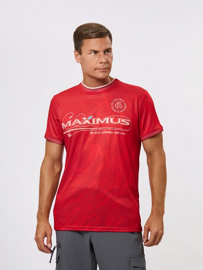 Футболка Промо Maximus красная